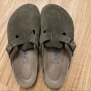 Birkenstock Boston Nubuck Mocha 38 Regular